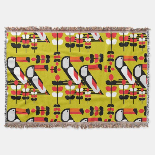 Couverture Œuvre d'art colorée de Toucan (Devant)