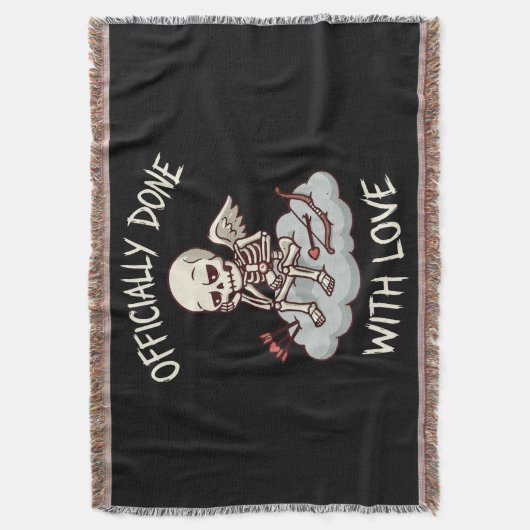 Couverture Officially Done With Love Skeleton Cupid Design (devant Vertical)