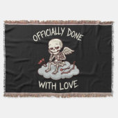 Couverture Officially Done With Love Skeleton Cupid Design (Devant)