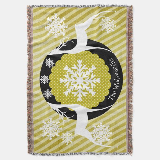 Couverture Oh Deer Striped Holiday Thon (devant Vertical)