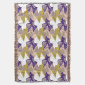 Couverture Oiseaux de colombe Motif Tesselation Jetez la couv (devant Vertical)