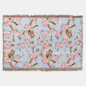 Couverture Oiseaux et fleurs. Motif de Spring (Devant)