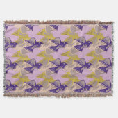 Couverture Oiseaux Tesselation Motif Choisissez la couleur T (Devant)