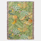 Couverture Oiseaux Vintages tropicaux dans la Jungle Paradise (devant Vertical)