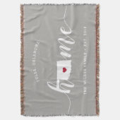 Couverture Oklahoma Home State Personnalisé (devant Vertical)