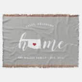 Couverture Oklahoma Home State Personnalisé (Devant)