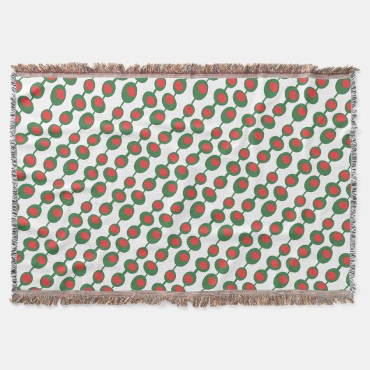 Couverture Olives Atomiques Motif Milieu de Siècle (Devant)