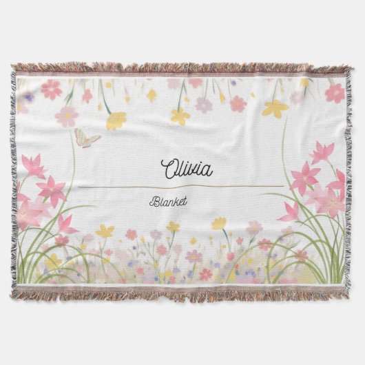 Couverture olivia treandy Plaid pour 2026 (Devant)