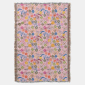 Couverture Ombre de rose moderne en batik (devant Vertical)