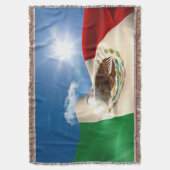 Couverture Ondulation de drapeau du Mexique produite par (devant Vertical)