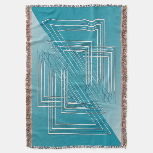 Couverture Opal Turquoise blanc (devant Vertical)