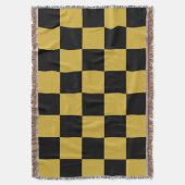 Couverture Or métallique avec style Carré noir (devant Vertical)