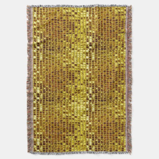 Couverture Or Mosaïque élégante Glam esthétique Luxe moderne (devant Vertical)