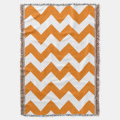 Couverture Orange Bold Chevron (devant Vertical)
