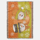 Couverture Orange et Green Snowmen Jeu de vacances (devant Vertical)