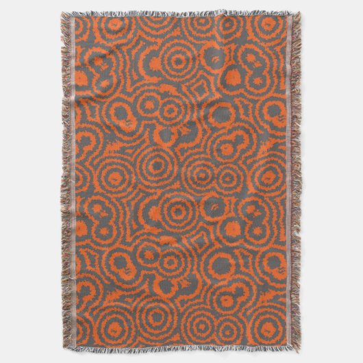 Couverture orange et gris abstrait (devant Vertical)