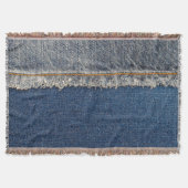 Couverture Orange Stitch, Double Denim Patch. (Devant)