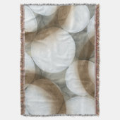 Couverture Orbes blanches et cercles Brown (devant Vertical)