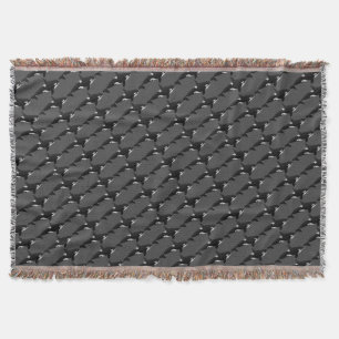 Couverture Orca Blanket Baleine Tueur Baleine Art Jeter Blanc