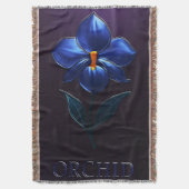 Couverture Orchidée bleue (devant Vertical)