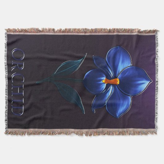 Couverture Orchidée bleue (Devant)