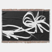 Couverture Orchidée Noir : Abstrait noir et blanc (Devant)