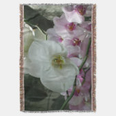 Couverture Orchidées blanches et violettes (devant Vertical)