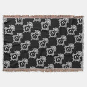Couverture Oreiller à lancer initial C Monogramme (Devant)