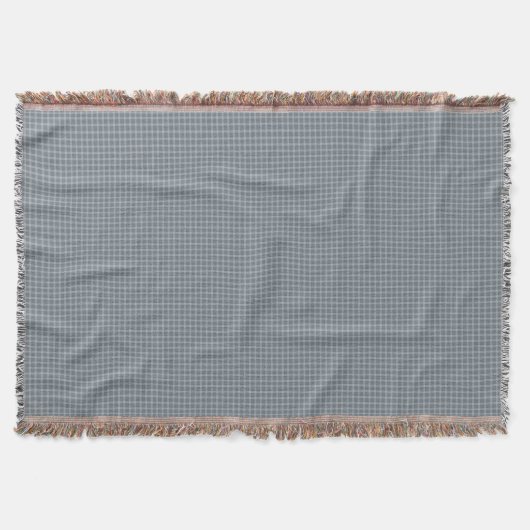 Couverture Oreiller rond Plaid bleu intemporel (Devant)