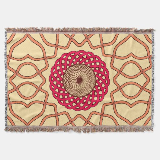 Couverture Organic Mandala Spiral Design (Devant)