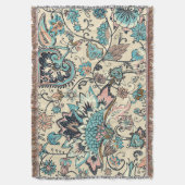 Couverture Oriental Paisley : Elégance Textile Stylisée. (devant Vertical)