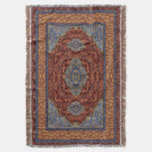 Couverture Oriental Perse bleu or (devant Vertical)