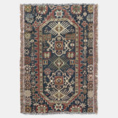 Couverture Oriental Persian Bijo 19c Empreinte de tapis (devant Vertical)