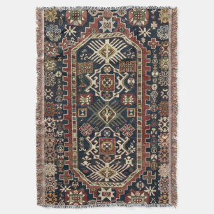 Couverture Oriental Persian Bijo 19c Empreinte de tapis
