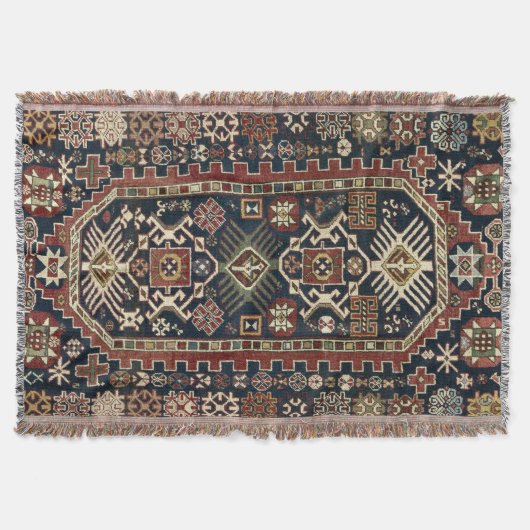Couverture Oriental Persian Bijo 19c Empreinte de tapis (Devant)