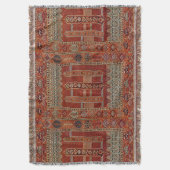 Couverture orientale dans l'orange (devant Vertical)