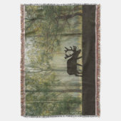 Couverture Orignaux dans l'illustration de forêt (devant Vertical)