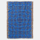 Couverture Ornement abstrait bleu multicolore (devant Vertical)