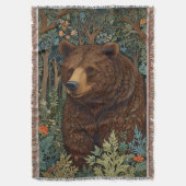 Couverture Ours brun rustique rétro (devant Vertical)