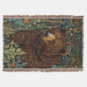 Couverture Ours brun rustique rétro (Devant)