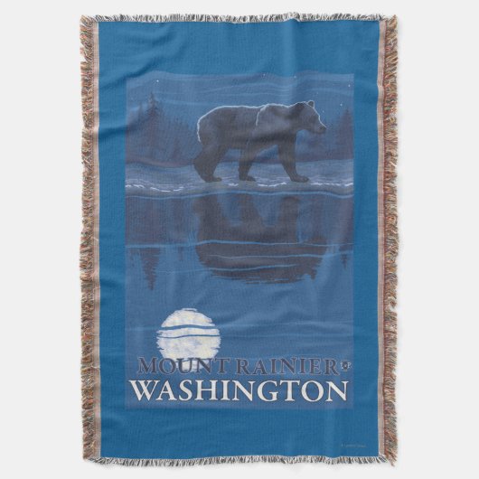 Couverture Ours dans le clair de lune - le mont Rainier, (devant Vertical)