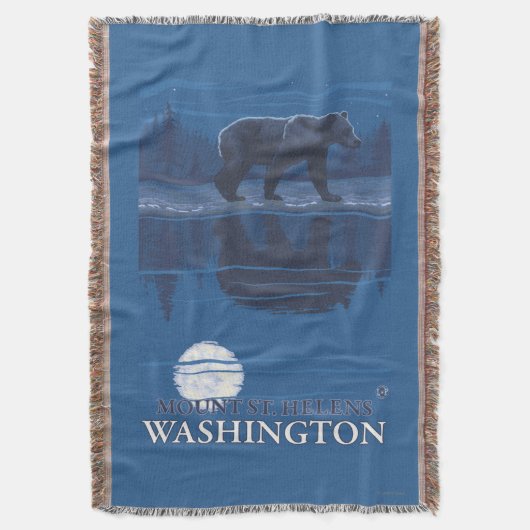 Couverture Ours dans le clair de lune - le Mont Saint Helens, (devant Vertical)