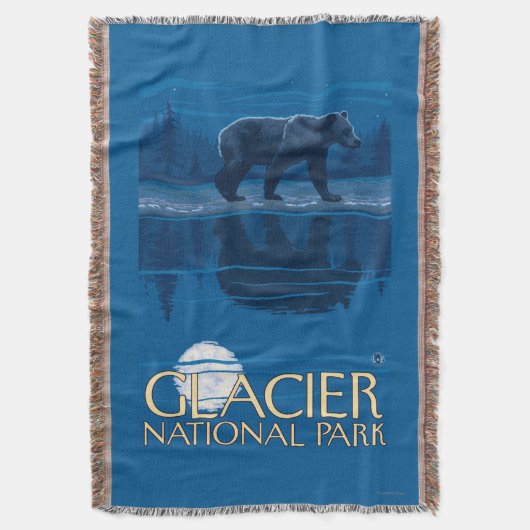 Couverture Ours dans le clair de lune - parc national de (devant Vertical)