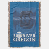 Couverture Ours dans le clair de lune - rivière de Sun, (devant Vertical)