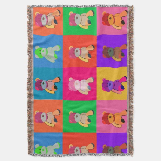 Couverture Ours d'art pop coloré (devant Vertical)