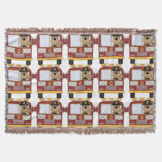 Couverture Ours de camion de pompiers (Devant)