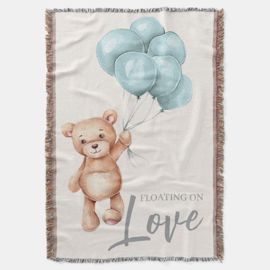 Couverture Ours en peluche avec ballons (devant Vertical)