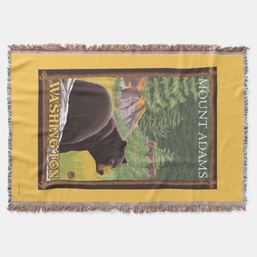 Couverture Ours noir dans la forêt - bâti Adams, Washington (Devant)