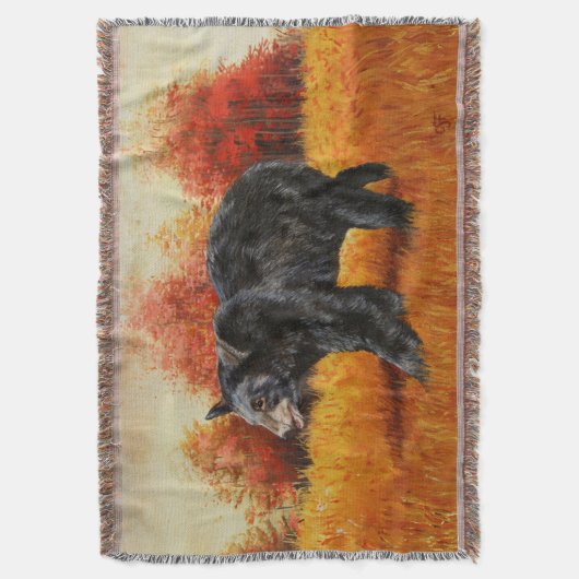 Couverture Ours noir en forêt d'automne (devant Vertical)
