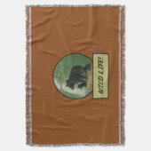 Couverture Ours Noir Et Cubs Saddle Brown Lot (devant Vertical)